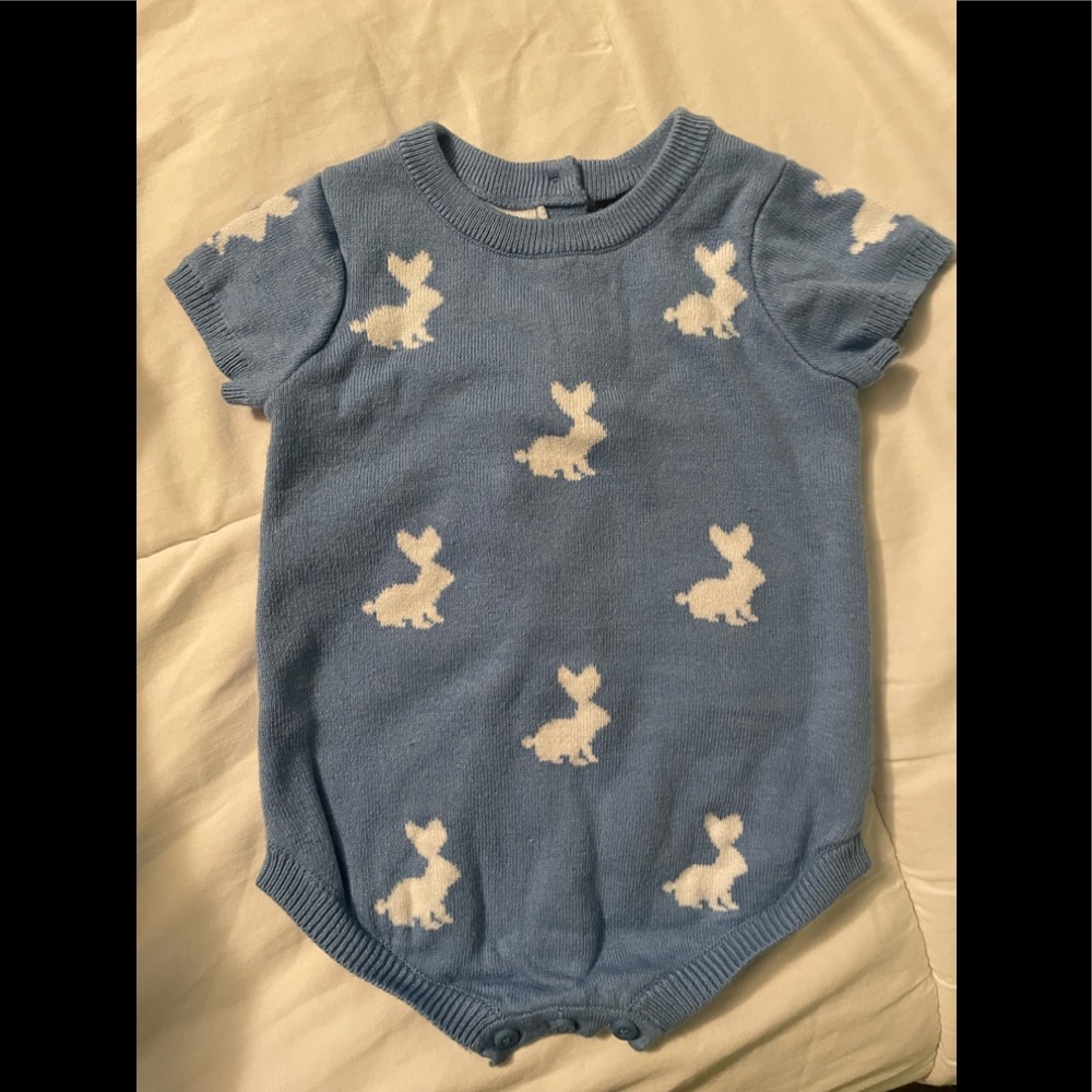 Jamie and Jack bunny onesie